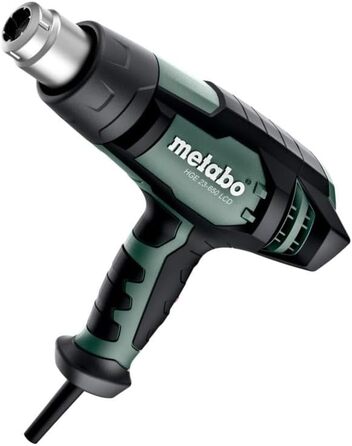 Повітродувка гарячого повітря Metabo HGE 23-650 LCD (603065500) metaBOX 145, об'єм повітря 150 / 500 л/хв, кількість ступенів об'є