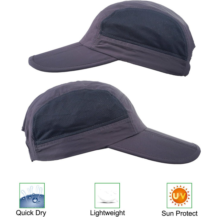 Безмежна подорож Складна регульована бейсболка Літня сітка Бігові капелюхи Капелюх Спорт на відкритому повітрі Далекобійник Піші п