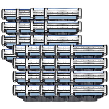 Чоловічі леза для бритви, 36 шт. змінні леза для ручної бритви Safe Razor, 3-кратні сталеві леза для бритви, чоловіча бритва для гоління, змінні леза для вологої бритви Men36)