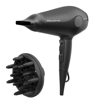 Фен для волосся Rowenta UltraSilence CV6430F0 надтихий, 2100 Вт, іонізація, компактний та легкий дифузор