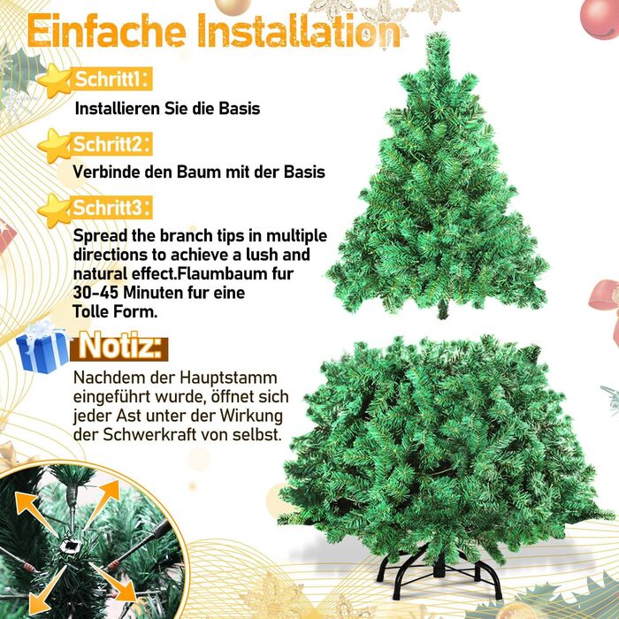 Штучна ялинка зі снігом 180 см Peviasot