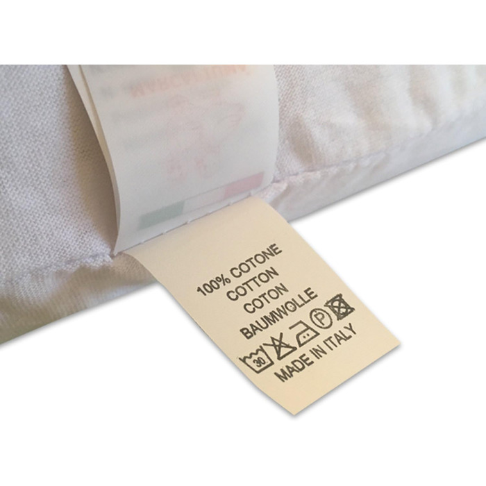 Подушка з натурального латексу, модель з подвійною хвилею - Перфорована латексна подушка, ультрадихаюча, природний та здоровий відпочинок - максимальний комфорт, ергономічна, антибактеріальна - 100 зроблено в Італії