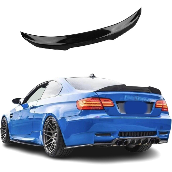 Задній спойлер Fly Design підходить для BMW 3 Series E92 Coup PSM Style Gloss Black