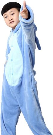 Кігурумі Emmarcon Стич, фланель, синій, розмір L