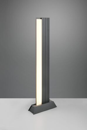 Світильник садовий LED Trio Mariza 447060142, литий алюміній, біле скло, 16 Вт, антрацит, висота 100 см