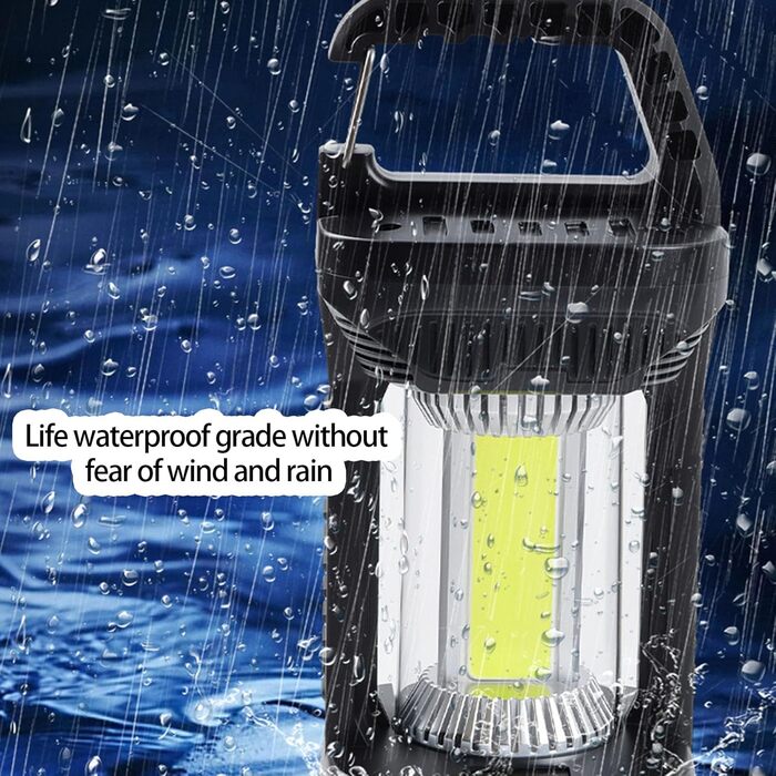 Регульований кемпінговий ліхтар, вдосконалене освітлення, портативний підвісний ліхтар, водостійкий, підходить для активного відпочинку на свіжому повітрі.