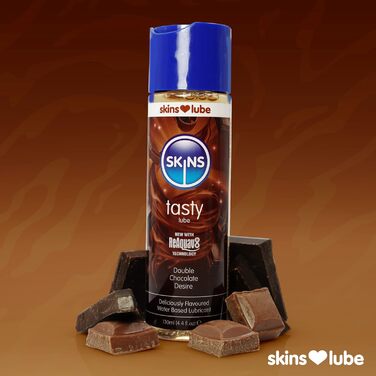 Їстівний гель-лубрикант SKINS подвійний шоколад, 130 мл