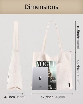 Сумочка Жіноча Сумка Сумка Шоппер Велика сумка через плече Вельветова сумка Сумка Сумка Тканинна Сумка для Коледжу Школи Роботи По