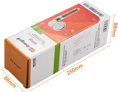 Душова лійка з фільтром Економна ручна душова лійка високого тиску з 3 режимами струменя, 3-шаровою фільтрацією від хлору, бактерій та вапняного нальоту, функцією анти-накип, хром Для жорсткої води, M22025 Срібло