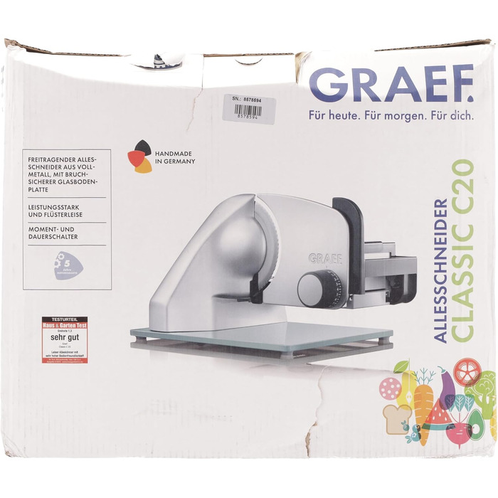 Слайсер для їжі Graef Classic C20 Single