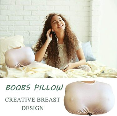 Подушка-подушка None Brand Boobs, м&39яка подушка для сну з піни з ефектом пам&39яті для пар, декор дому на День святого Валентина (червона)