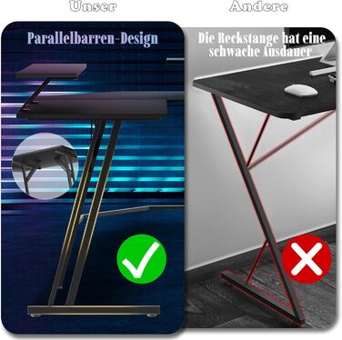 Ігровий кутовий стіл 120x120 см L-подібний стіл з підставкою для монітора Комп&39ютерний стіл Ігрові столи Офісний стіл Кутовий стіл для ПК для офісу, домашнього офісу, чорний