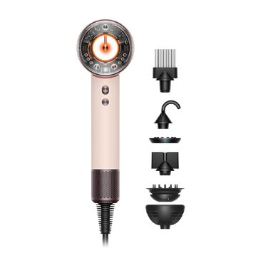 Фен Dyson Supersonic Nural CurlyCoily для кучерявого та спіралеподібного волосся (Ceramic Pink/Rosgold)