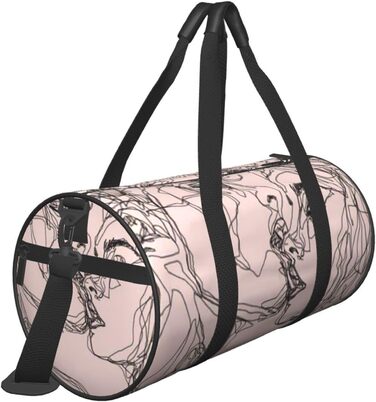 Універсальна дорожня сумка для жінок та чоловіків, принт Поцілунок, спортивна сумка, сумка-мішок, спортивна дорожня сумка