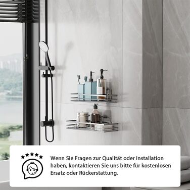 Поличка для душу шафран без свердління 2 шт. и поличка для душу кошик для душу органайзер для ванної кімнати, поличка для ванної п