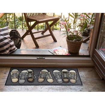Килимок для дверей Salonloewe для кросівок 30 x 75 см, паркування для взуття