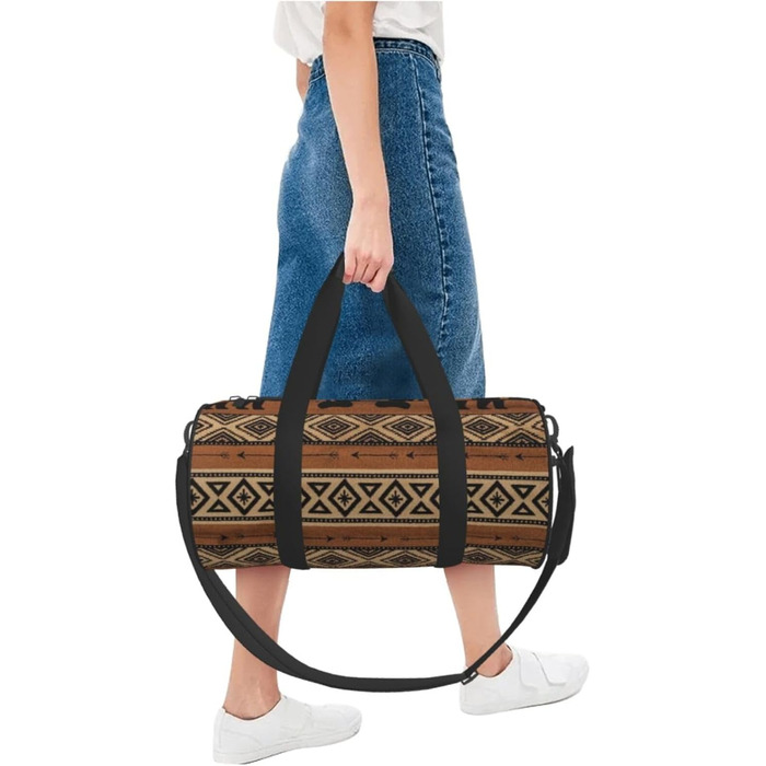 Спортивна сумка, дорожня сумка, з принтом ведмедя, сумка для подорожей на вихідні, чорна, універсальний розмір