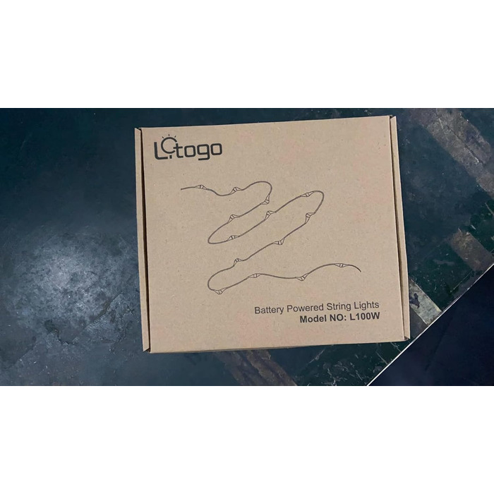 Світлодіодна батарея казкових вогнів з пультом дистанційного керування, 10M 100LED акумуляторна батарея з таймером 8 режимів IP65