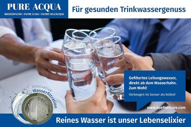 Фільтр для води Kfner Care PURE ACQUA, 2 шт. - підходить для аератора M 22 / M 24 - для чистої води з-під крана