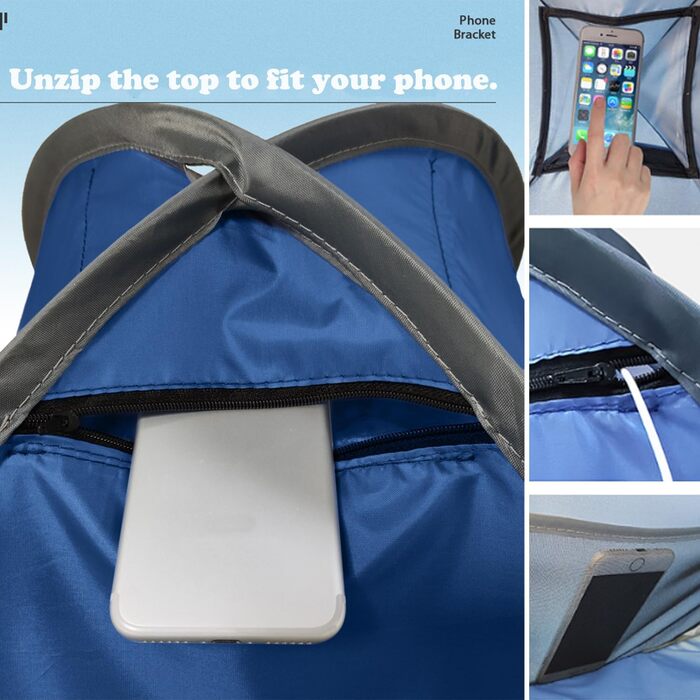 Розкладний намет Head, міні-пляжний намет із сонцезахисним тентом, автоматичний миттєвий намет, міні-парасолька, розкладний міні-пляжний намет для кемпінгу, пікніків та пляжу на свіжому повітрі