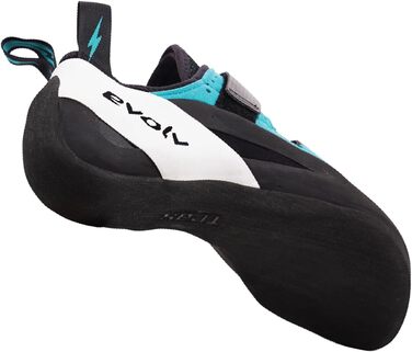 Чоловіче скелелазіння Evolv Geshido, боулдерингове взуття, 41 EU, чорне, синьо-зелене, біле