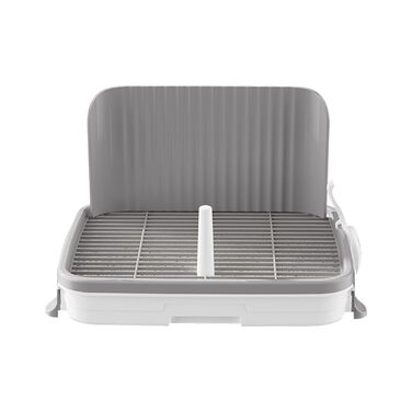 Туалет для собак Factorys, Туалет для собак, Туалет для собак, Туалет для цуценят, Міцний, Міцна станція для сечовипускання, Багатофункціональний туалет для собак, Кімнатний туалет для собак, (Сірий, 537x31 см) 537x31 см Сірий