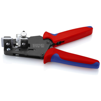 Прецизійні кліщі для зняття ізоляції KNIPEX з контурними ножами, 12 12 06, 195 мм