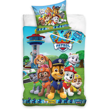Постільна білизна Paw Patrol підковдра 135x200 80x80 бавовна - дитяча постільна білизна для дівчаток та хлопчиків - 2 шт. и - 1 на