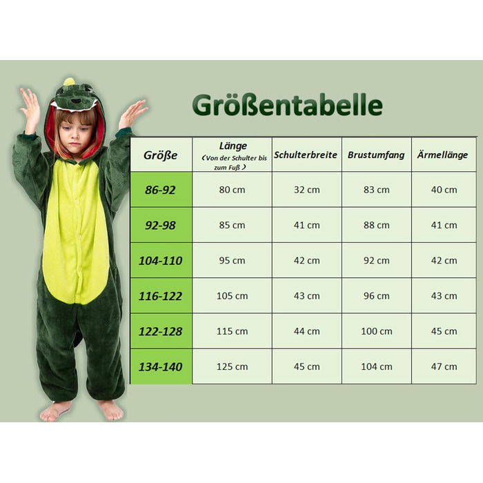 Кігурумі Динозавр Seawhisper, поларфліс, 116–122 см