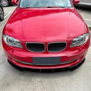 Кромка переднього бампера, сумісна з BMW 1 Series E81 E82 E87 E88 LCI Modelo estndar 2008-2011, Автомобільний передній бампер Губорозщеплювач Протектор кузова, B нормальний B