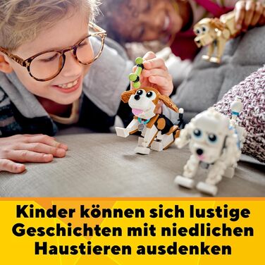 Конструктор LEGO Creator 31137, 3-в-1 набір милих собак, 475 деталей