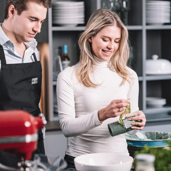 Екологічні сміттєві пакети Pely зі шнурком, 35 літрів, вигідна упаковка 11 x 12, виготовлені з 99 переробленого матеріалу, для утилізації побутових відходів та залишкових відходів