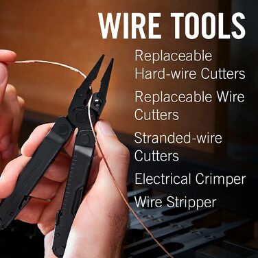 Компактний мультиінструмент з 17 практичними інструментами - Універсальний інструмент для використання на природі та в кемпінгу -