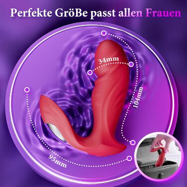 Вібратор-фалоімітатор у формі метелика, секс-іграшка - вібрація для жінок, портативний додаток з 9 режимами вібрації, секс-іграшка для жінок, вібратори, стимулятор клітора для неї, секс-іграшка для пар та соло