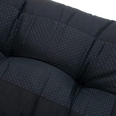 Тафтингова подушка для сидіння Loveseat для гойдалок, патіо, саду, Wicher, функції Loveseat, 1 упаковка, стільці, килимок, відкидне сидіння, сидіння для плетеного сидіння, 106 x 45 см, чорний