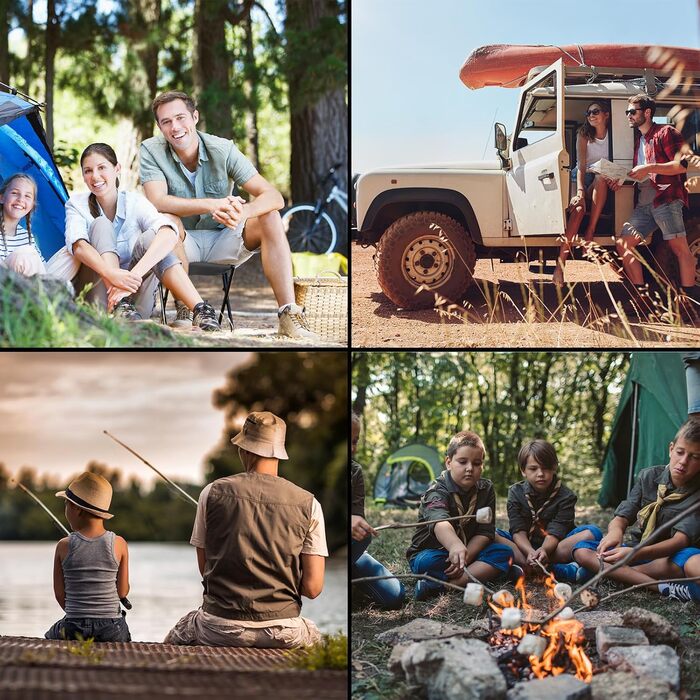 Ліжко для кемпінгу ALPIDEX, похідне ліжко до 200 кг, бічна кишеня, зручне, з м&39якою підкладкою, складне, розкладне гостьове ліжко, шезлонг, кемпінг, сад, сірий