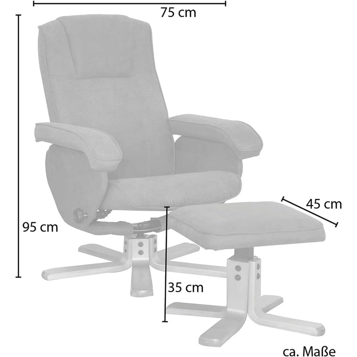 Крісло для відпочинку Крісло для телевізора Крісло для вітальні Табурет Обертове крісло Підставка для ніг Крісло для телевізора Обертове крісло Крісло для читання Темно-сіре
