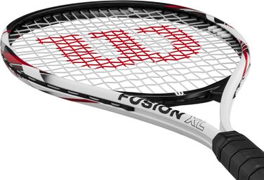 Тенісна ракетка Wilson Fusion XL, алюміній, важка ручка з балансом, 291 г, довжина 69,9 см, розмір хвата 2