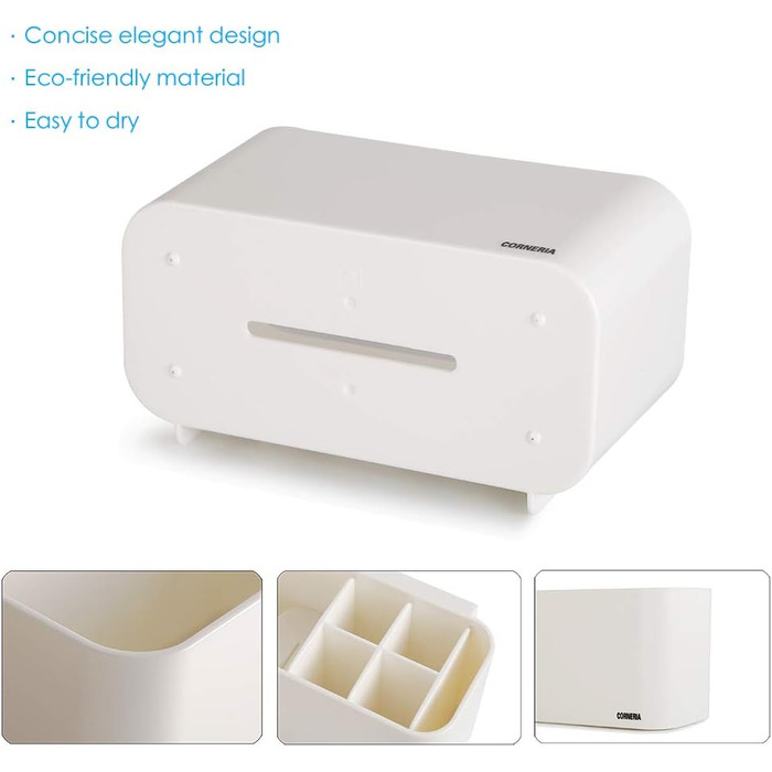 Тримач для зубних щіток настінний - настінний тримач для зубних щіток у ванній кімнаті - підставка для зубної пасти (4 відділення