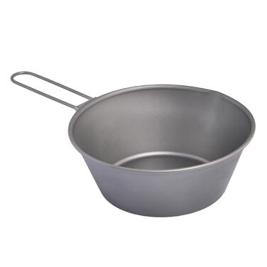 Титанова кружка 300 мл/450 мл, легкі титанові миски для кемпінгу, складна ручка, дорожня кружка, для активного відпочинку, приготування їжі, походів, пікніка, барбекю, компактне спорядження для мандрівників 300 мл