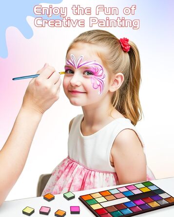 Палітра фарб для обличчя та тіла Lictin (36 кольорів)