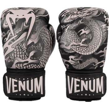 Боксерські рукавички Venum Dragon&39s Flight 12 oz чорні/пісочні