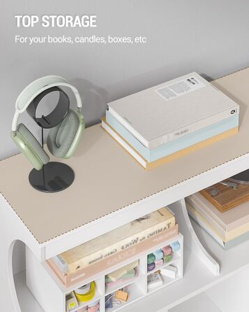 Книжкова полиця Hzuaneri, 8-полицьова книжкова шафа, полиця для зберігання, офісна полиця, окремостояча полиця для спальні, вітальні, кабінету та офісу 30 x 100 x 100 см, біла BC33203X