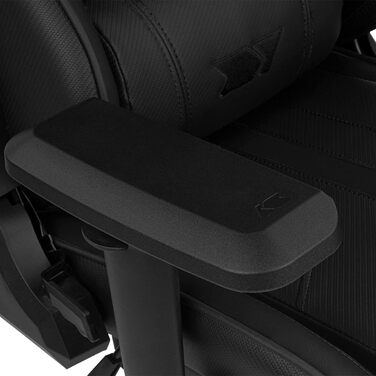 Ергономічне професійне ігрове крісло з 4D-підлокітниками, подушками для попереку та шиї, кутом нахилу 135, тихими коліщатками, чорного кольору, 350