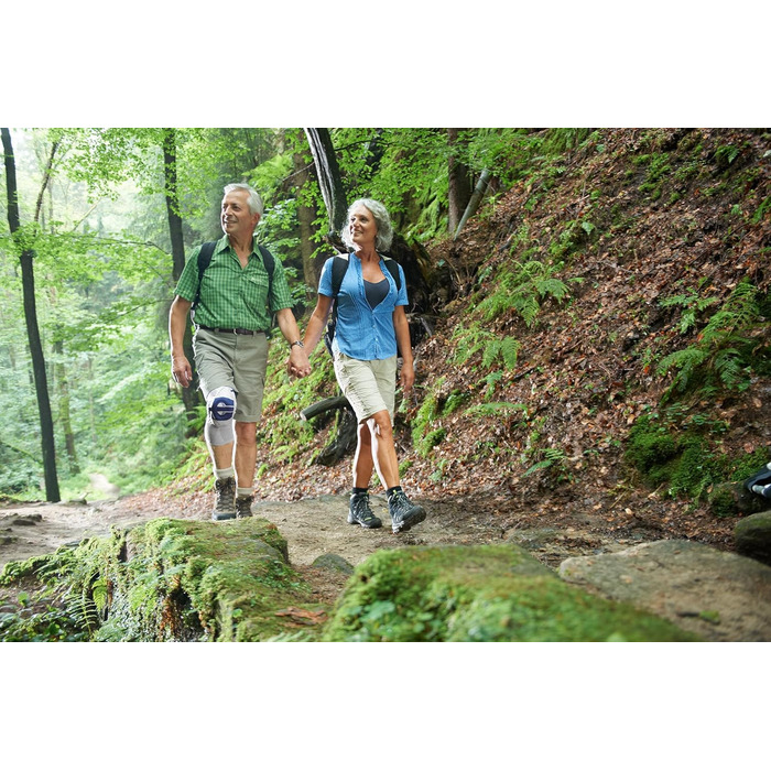 Бандаж на коліно Bauerfeind GenuTrain P3 правий, розмір 3 титановий