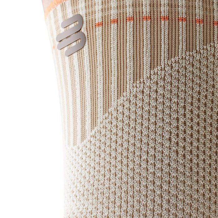 Наколінник BAUERFEIND для походів На відкритому повітрі, 1 унісекс-наколінник для походного спорядження, можна носити праворуч та ліворуч, індивідуально регульований ремінь, мериносова вовна