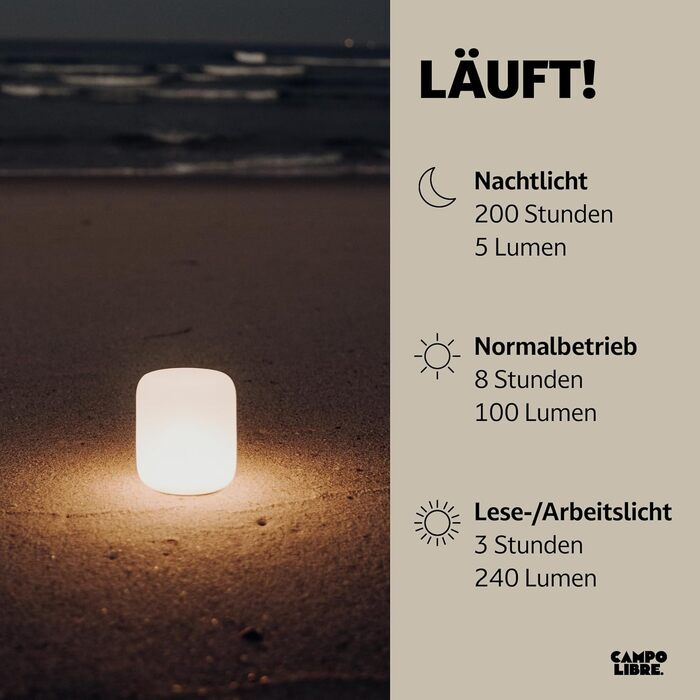 Лампа для кемпінгу I Гнучка вулична лампа для підвішування, встановлення та монтажу I Світильник для кемпінгу з регульованою яскравістю I Акумуляторна I Балконна лампа, кемпінгова лампа, настільна лампа, прямокутна, кольору мохово-зеленого