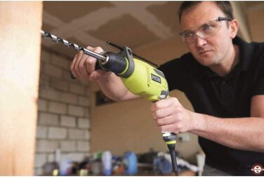 Ударний дриль-шуруповерт 1-швидкісний 800 Вт RPD800-K, 800 Вт, чорний, зелений, 5133002018 RPD800K