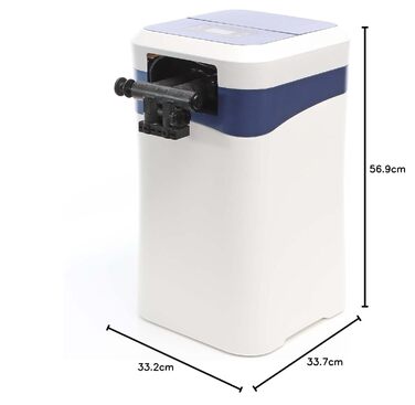 Система очищення води Naturewater 1000 л/год, фільтр для води з фільтруючим елементом 6,5 л з активованого вугілля, система фільтрації 1 м/год для чистої питної води