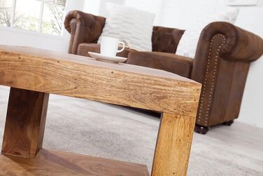 Журнальний столик з масиву твердої деревини Гігантський стіл з оздобленням з каменю шишам Дерев&39яний стіл Приставний столик Вітальня